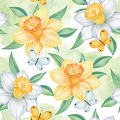 Pattern daffodils