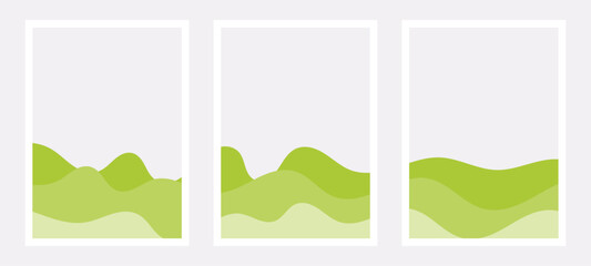 Abstract wave mountain for home decor. Abstract art print. Mountain and wave art print. Wave mountain home decor.