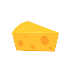 Cheese cartoon. Cheese vector isolated on white background.