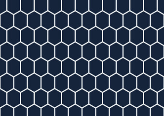 Obraz premium Luxury pattern. Hexagon pattern. Blue colour polygon uses white background.