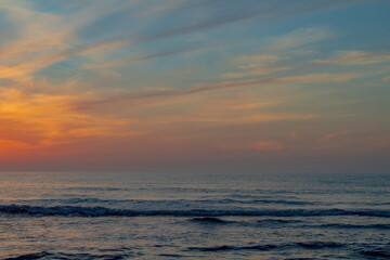 Naklejka na ściany i meble sunrise at the coast