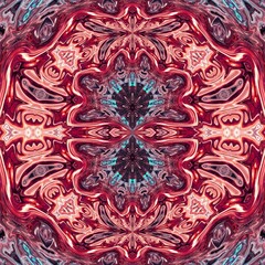 Kaleidoscope theme fine sawdust texture and seamless pattern arabic ornament concept.  Great for business use, wall displays, websites and art collectors.