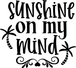 summer t shirt and svg design