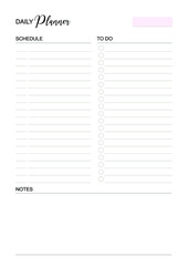 Printable To Do list, planner printable to do list, planner insert