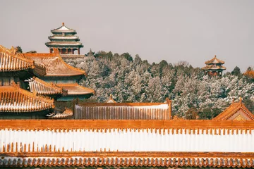 Deurstickers the forbidden city in beijing, china © Ran