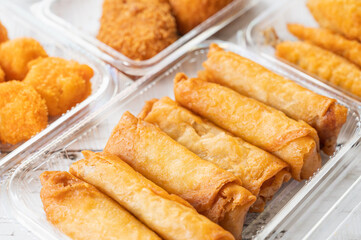 テイクアウトした揚げ物
