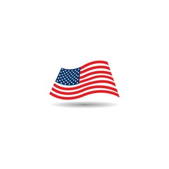 usa flag logo.