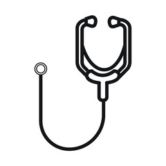 stetoskop icon design template illustration
