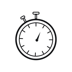 stopwatch icon design template illustration

