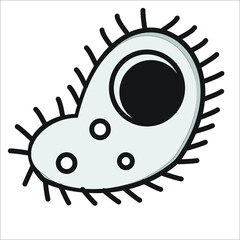 virus icon design template illustration
