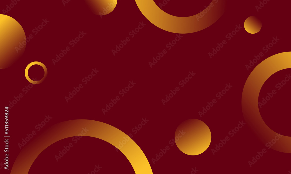 Poster gradations circle shape in bright colors. round gradient abstract illustrations for copy space backg