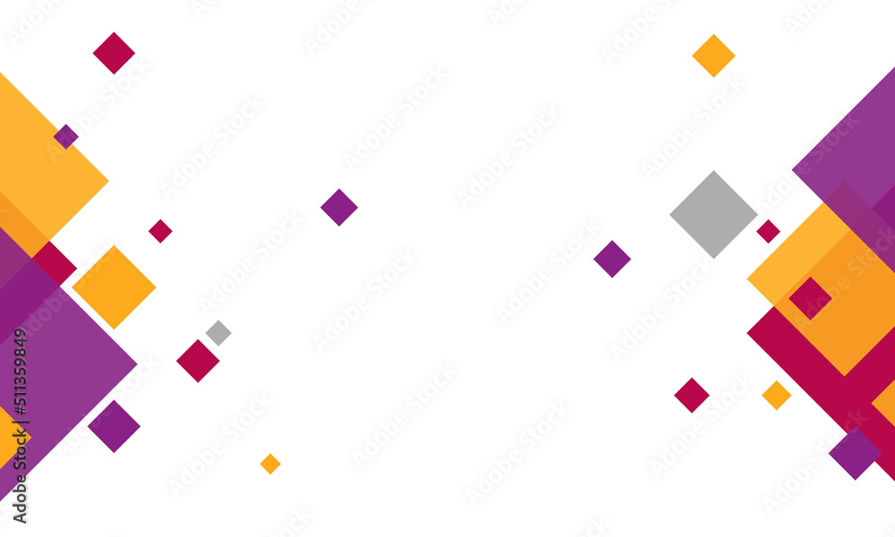 Poster geometric abstract in trendy style for copy space backdrop. modern design in flat style with rhombus