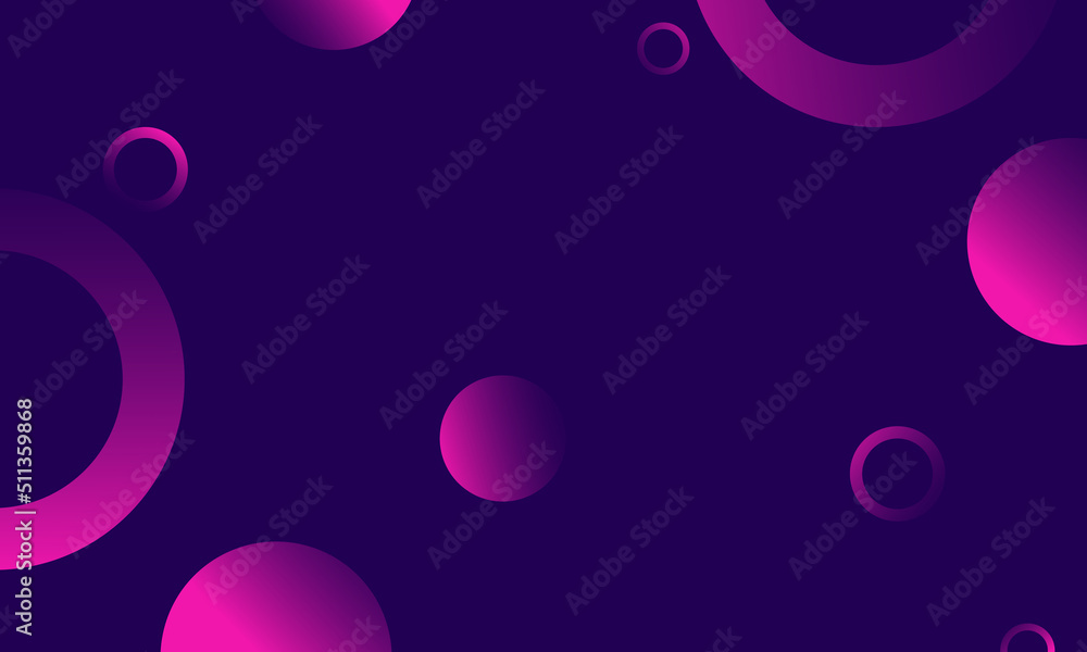 Poster gradations circle shape in bright colors. round gradient abstract illustrations for copy space backg