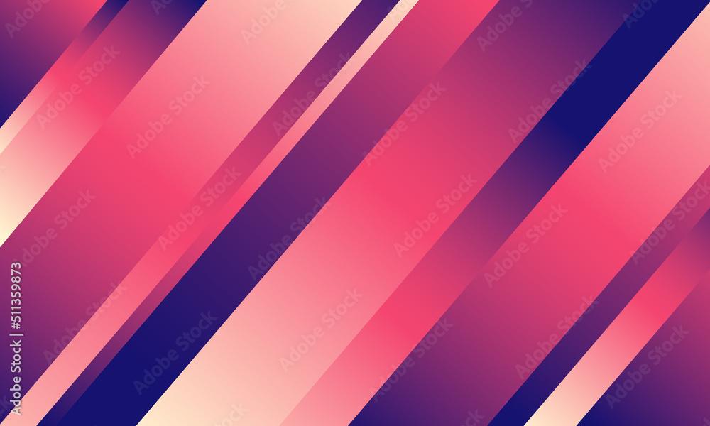 Poster gradations diagonal line in bright colors. stripe gradient abstract illustrations for background