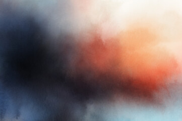 Beautiful abstract background. Versatile artistic image for creative design projects: posters, banners, cards, magazines, covers, prints, wallpapers. Ink on paper.