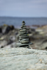 Steinturm in Norwegen