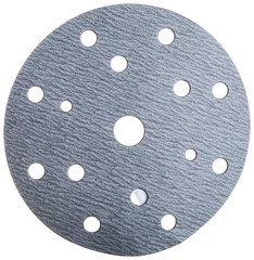 grinding wheel color close-up on a white background	