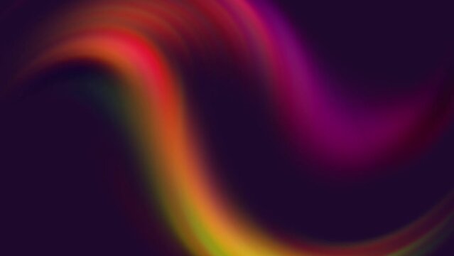 Abstract Colorful Background Soft Fluid Animation. Twisted gradient wavy twirls 3D. Fractal geometric motion. Patterns motion background with Titles. Oblique and straight lines. Footage 4K	