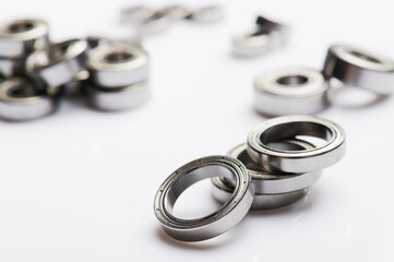 Circle metal shiny bearings