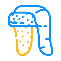 ushanka hat color icon vector. ushanka hat sign. isolated symbol illustration