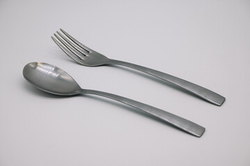cutlery spoon and fork, eating utensils.