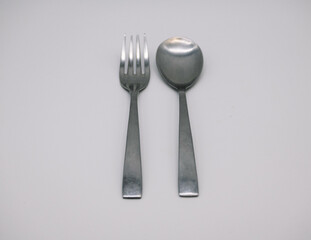 cutlery spoon and fork, eating utensils.
