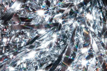 Close up glitter decoration detail