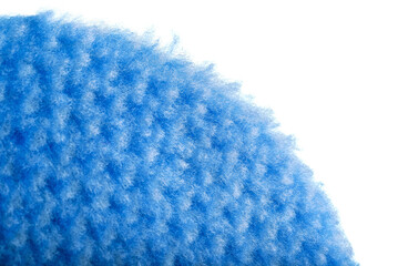 saw metal disc close-up on a white background