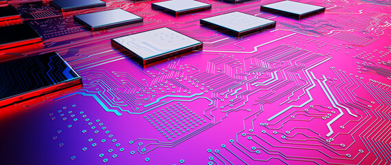 Technology background/Technology background of the abstract computer motherboard, can be used in the description of technological processes, science, education, dynamic wallpaper.