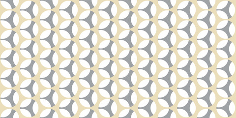 Fototapeta premium Abstract seamless pattern. Artistic geometric ornamental backdrop. Good for fabric, textile, wallpaper or package background design