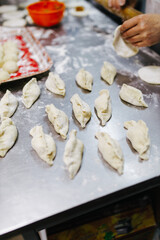 glued pies from fresh dough