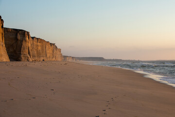 Praia dEl Rey and the Atlantic Ocean, Portugal