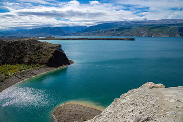 Sulak reservoir. Republic of Dagestan, Russia