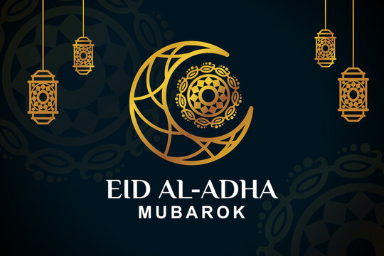 Creative Eid al-Adha background Islamic banner template design
