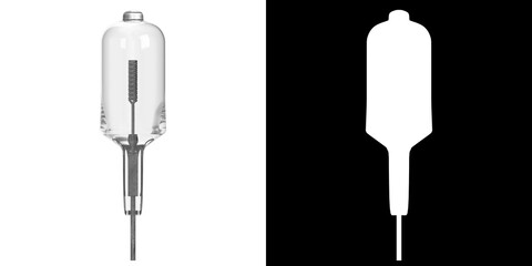 3D rendering illustration of an halogen lamp