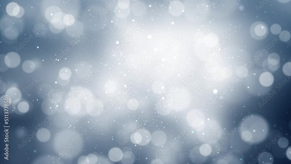 Poster white blue circle bokeh motion seamless looping copy space back.