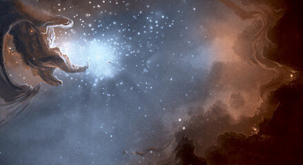 Nebular space bigbang © Aitor