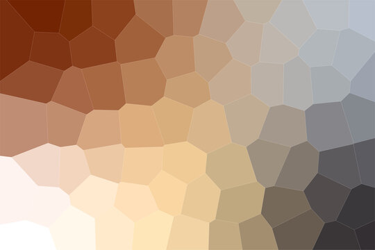 Brown And Gray Low Poly Rock Texture Pattern Background.	