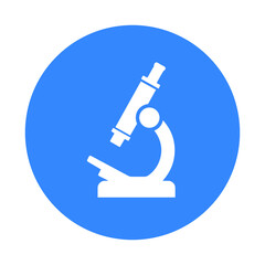 Biology, science, research icon. Blue color design.