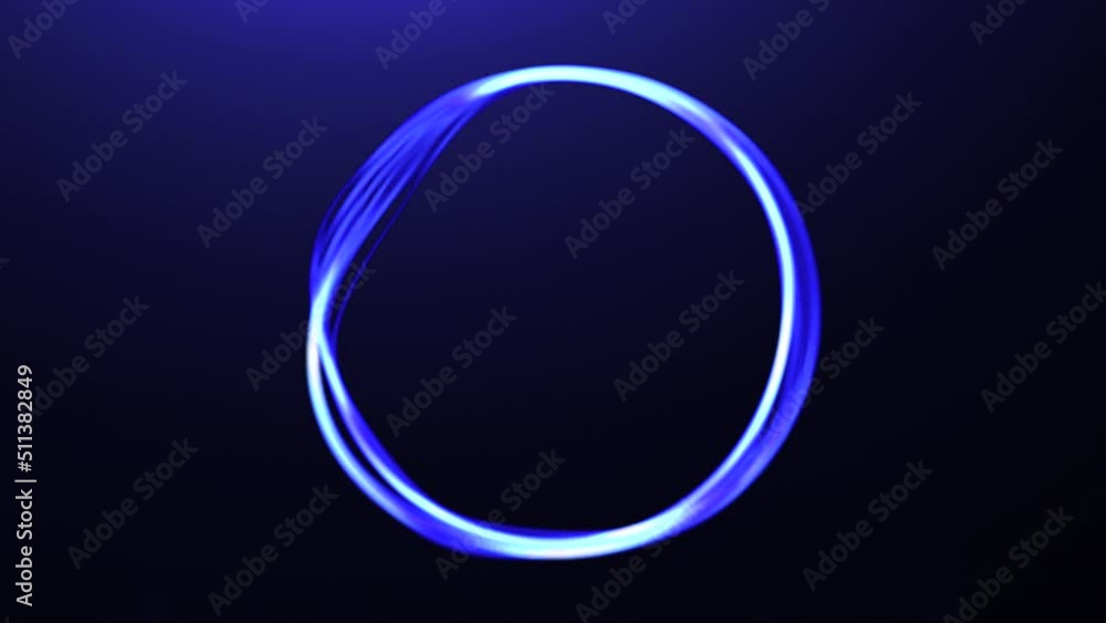 Poster circle with wave edges. motion. stylish minimalistic equalizer in shape of circle. circle vibrates a