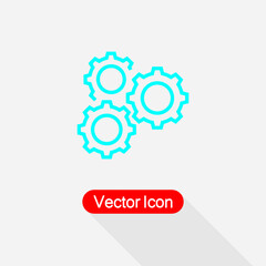 Gear Icon Vector Illustration Eps10