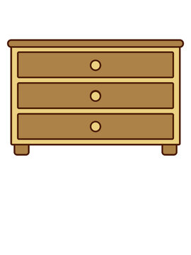Schubladen Kommode M&ouml;belst&uuml;ck Design 