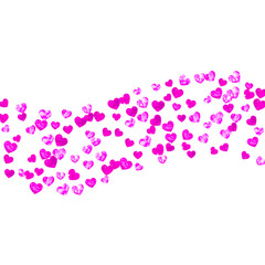 Valentine Day Vector. Abstract Banner For Gift. Graphic Frame. Pink Happy Wallpaper. Ornament Backdrop For Mom. Rose Wedding Voucher. Red Valentine Day Vector.