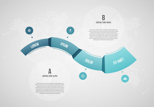 Four Steps Infographic