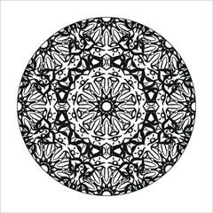 Hand drawn mandala. decoration in ethnic oriental  doodle ornament.