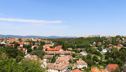 Fototapeta na wymiar view of the town Veszprém