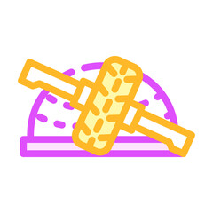 home training exercise color icon vector. home training exercise sign. isolated symbol illustration