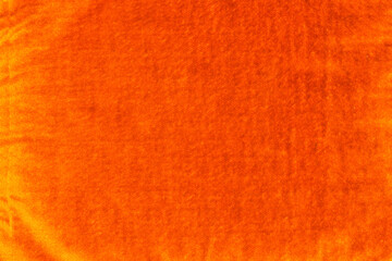 Fototapeta premium old orange textile wallpaper, whole orange wallpaper, vintage background, copy space