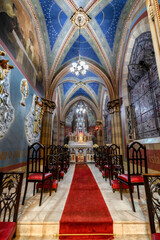 Interior da Basílica de Nossa Senhora do Carmo - Campinas, São Paulo, Brasil