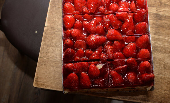 erdbeeren erdbeertorte torte gelatine